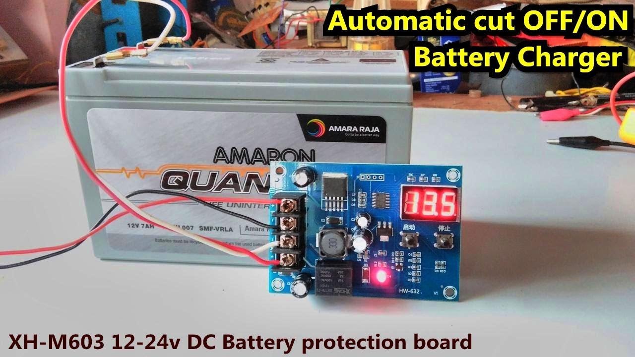 Automatic Cut OFF/ON Battery Charger Controller | XH-M603 DC (12V-24V) Battery Charger | POWER GEN