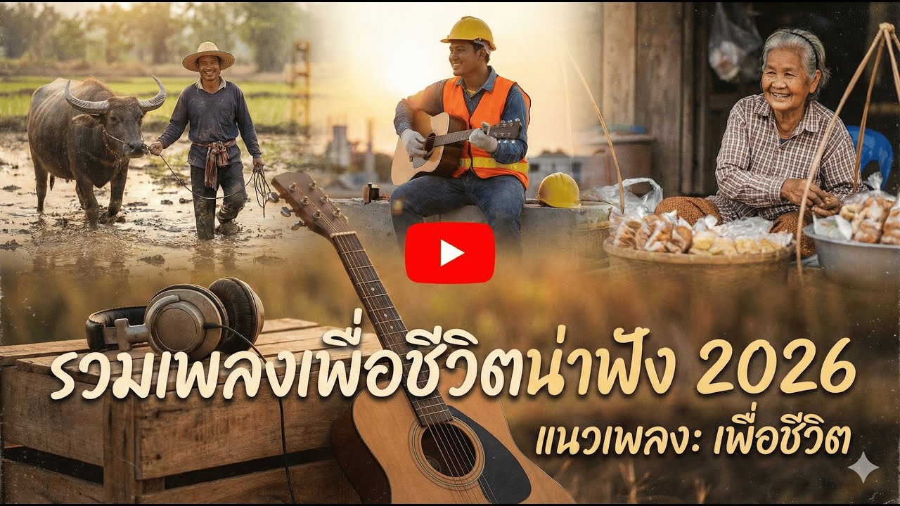 รวมเพลงฮิต เพื่อนชีวิต 2026 ฟังในวงเหล้าเพลินๆ ฟังมันๆยาวๆ 1 ช.ม