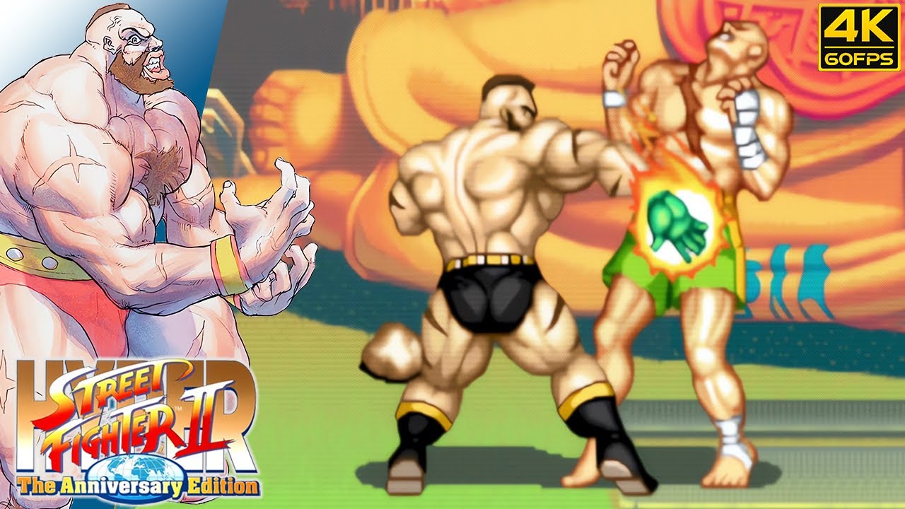 Hyper Street Fighter II - Zangief (ST) (Arcade / 2003) 4K 60FPS