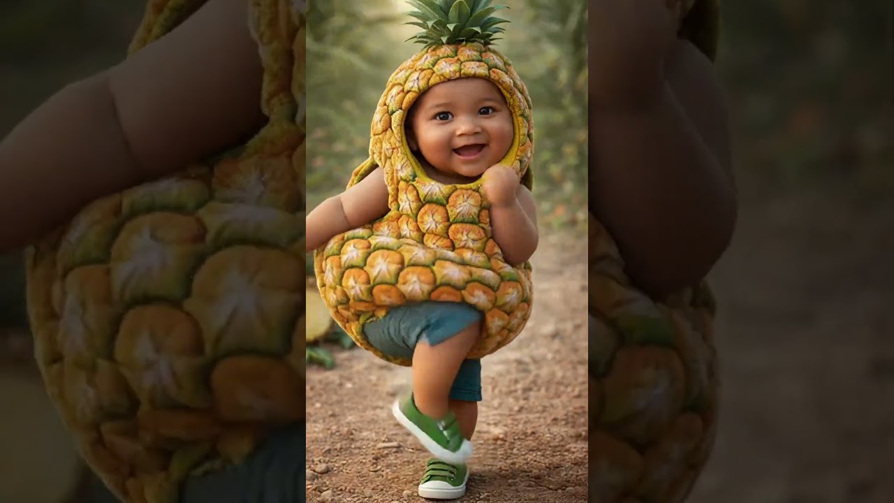 Pineapple Baby Tropical Vibes 🌴Too Cute to Ignore 🍍👶 