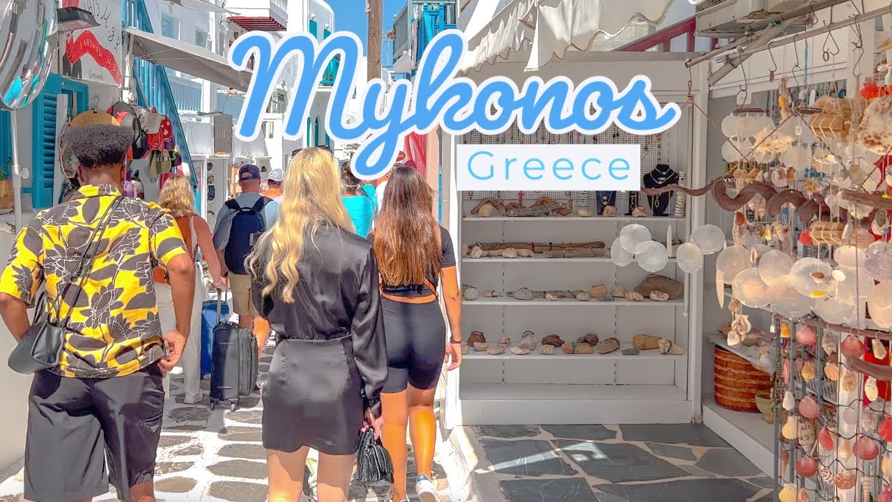 Mykonos, Greece 🇬🇷 | A Luxurious Playground | 4K 60fps HDR Walking Tour