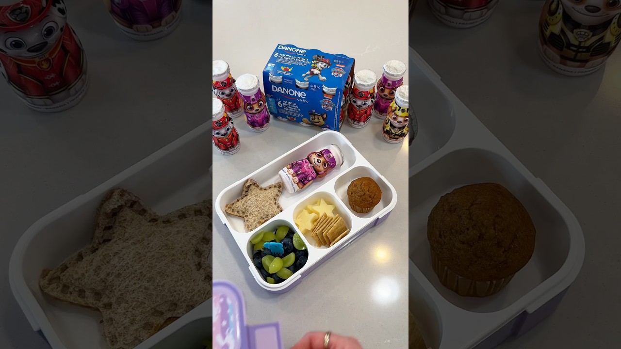 #AD Back to school lunches made easy with Danone Canada ❣️#lunchideas #backtoschool #lunchbox #mom