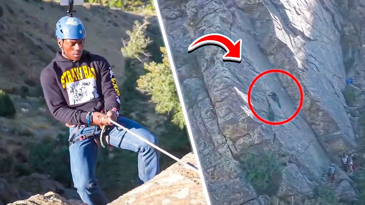 iShowSpeed's First Time Rock Climbing!