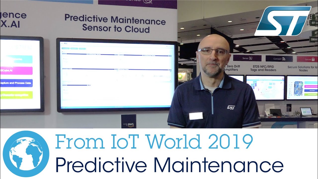 ST at IoT World 2019: Predictive Maintenance