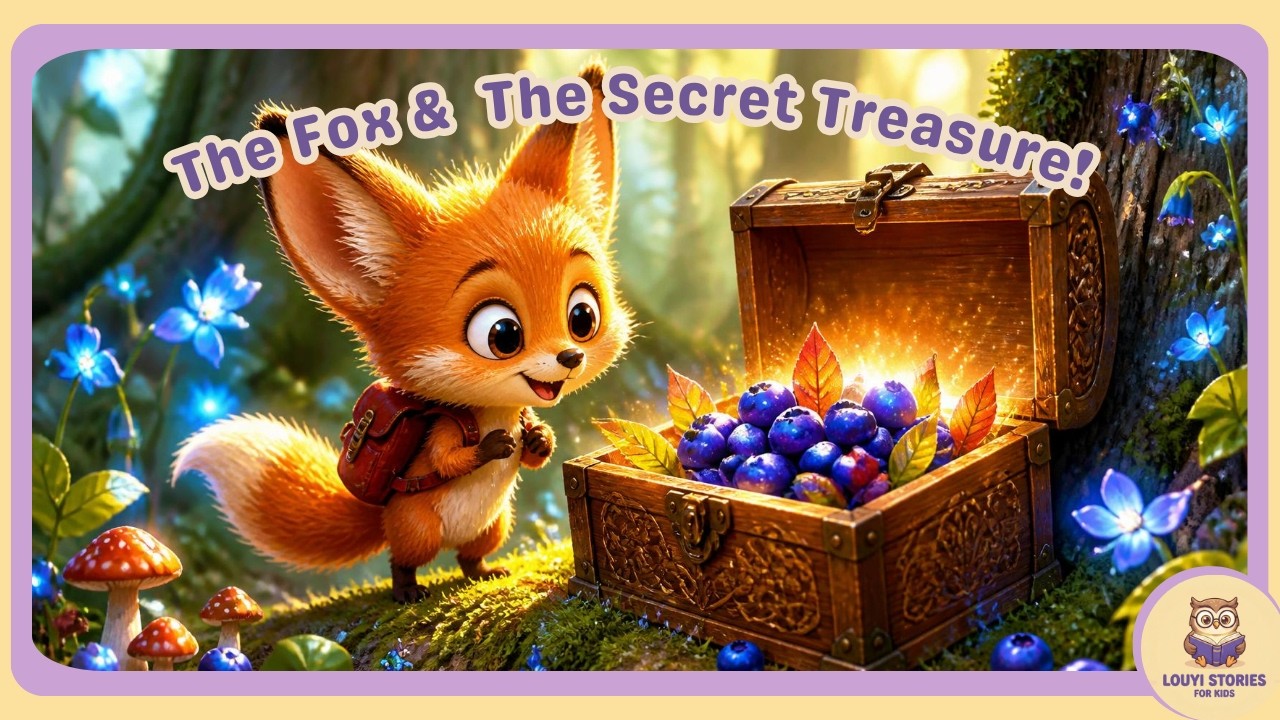 Pip the Fox and the Secret Forest Treasure✨🦊 | A Cute & Gentle Read-Aloud Story for Kids