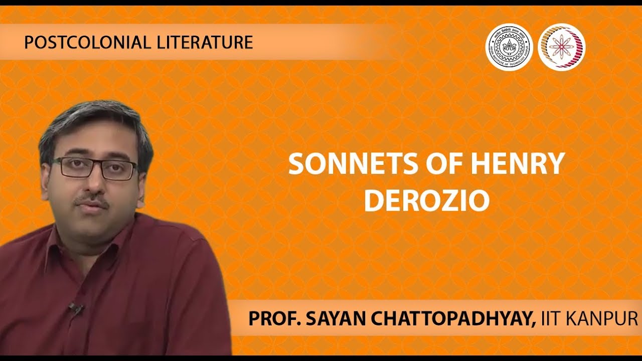 Lecture 10 -Sonnets of Henry Derozio