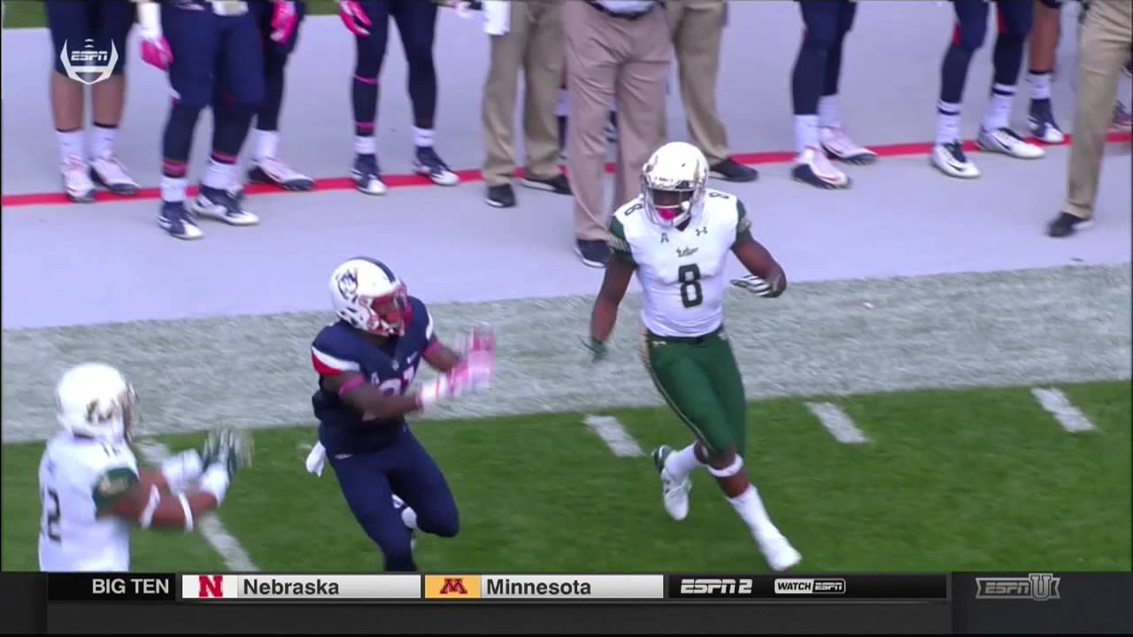 USF vs UConn 2015 Full Game Just The Plays