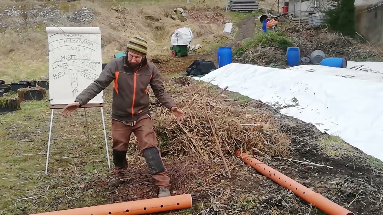 Aerober Kompost ohne Wenden