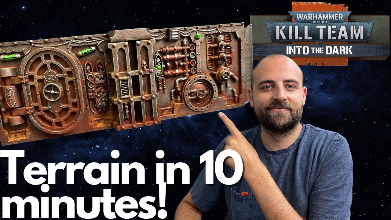 Paint Boarding Action Terrain in 10 Minutes! + Kill Team: Soulshackle, Shadowvaults, In To The Dark!