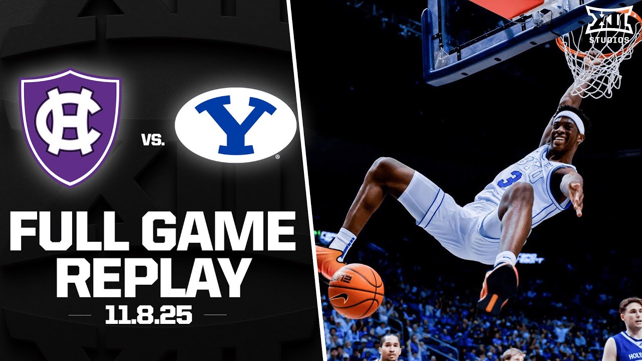 Holy Cross vs. BYU Full Game Replay (11.8.25) | 2025-26 Big 12 Men's Basketball