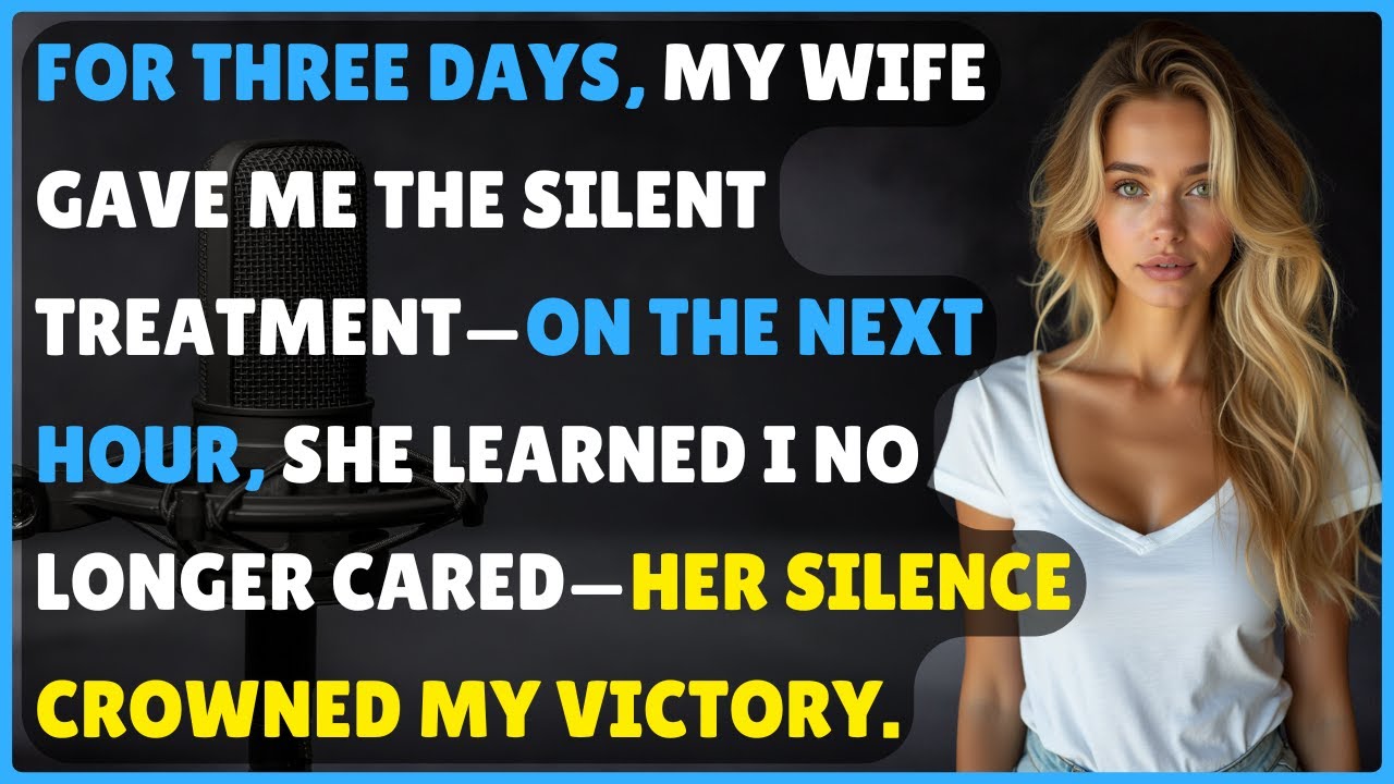 Her Silent Treatment Was Meant to Hurt — The Shocking Lesson Came When I Finally Stopped Caring