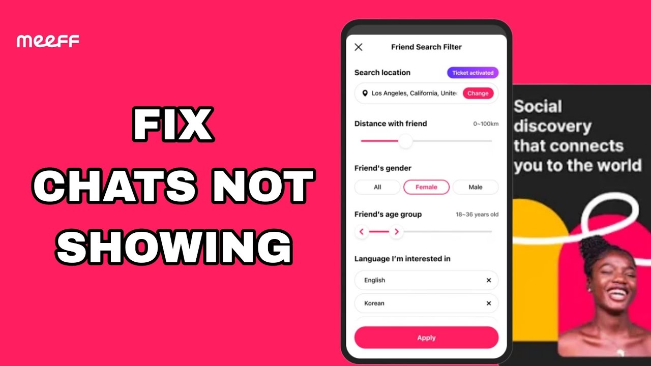 How To Fix And Solve Chats Not Showing On Meeff App | Final Solution