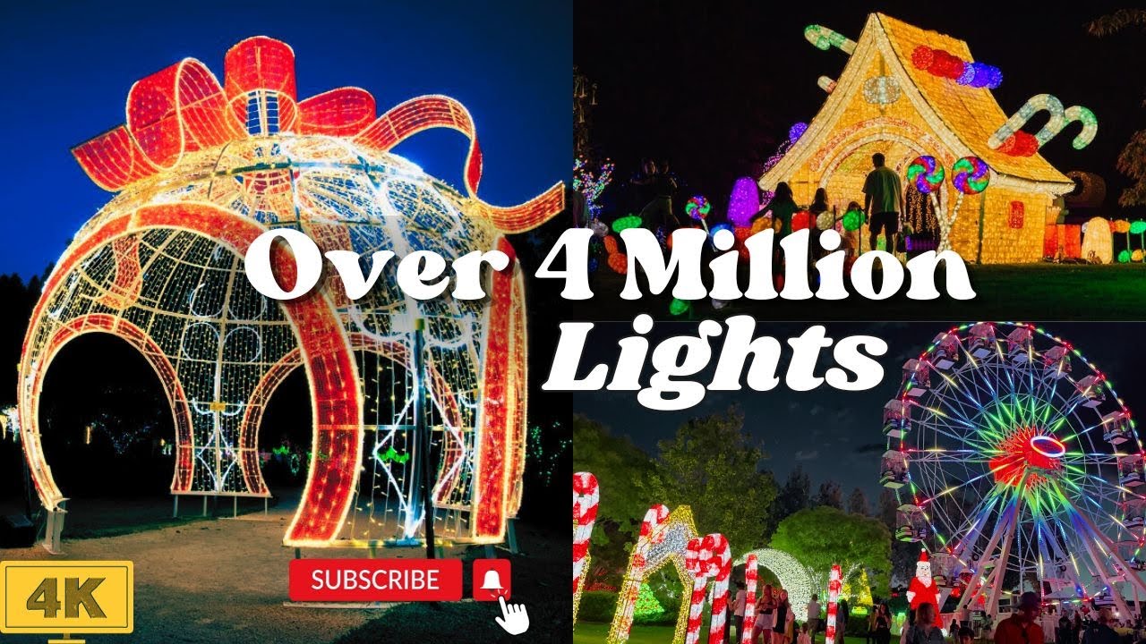 Exploring the Hunter Valley Gardens Spectacular Light Show 🇦🇺
