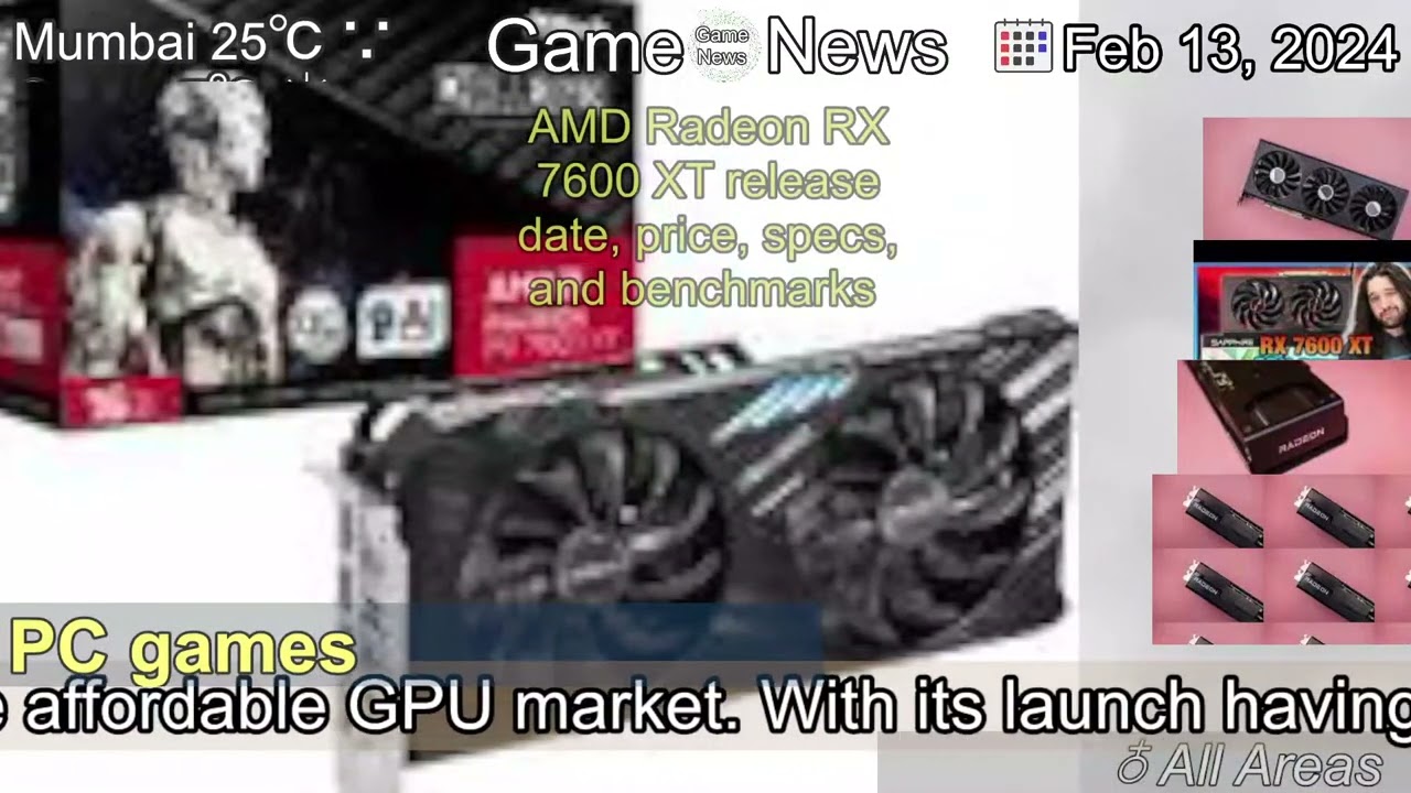 [Latest]AMD Radeon RX 7600 XT release date, price, specs, and benchmarks
