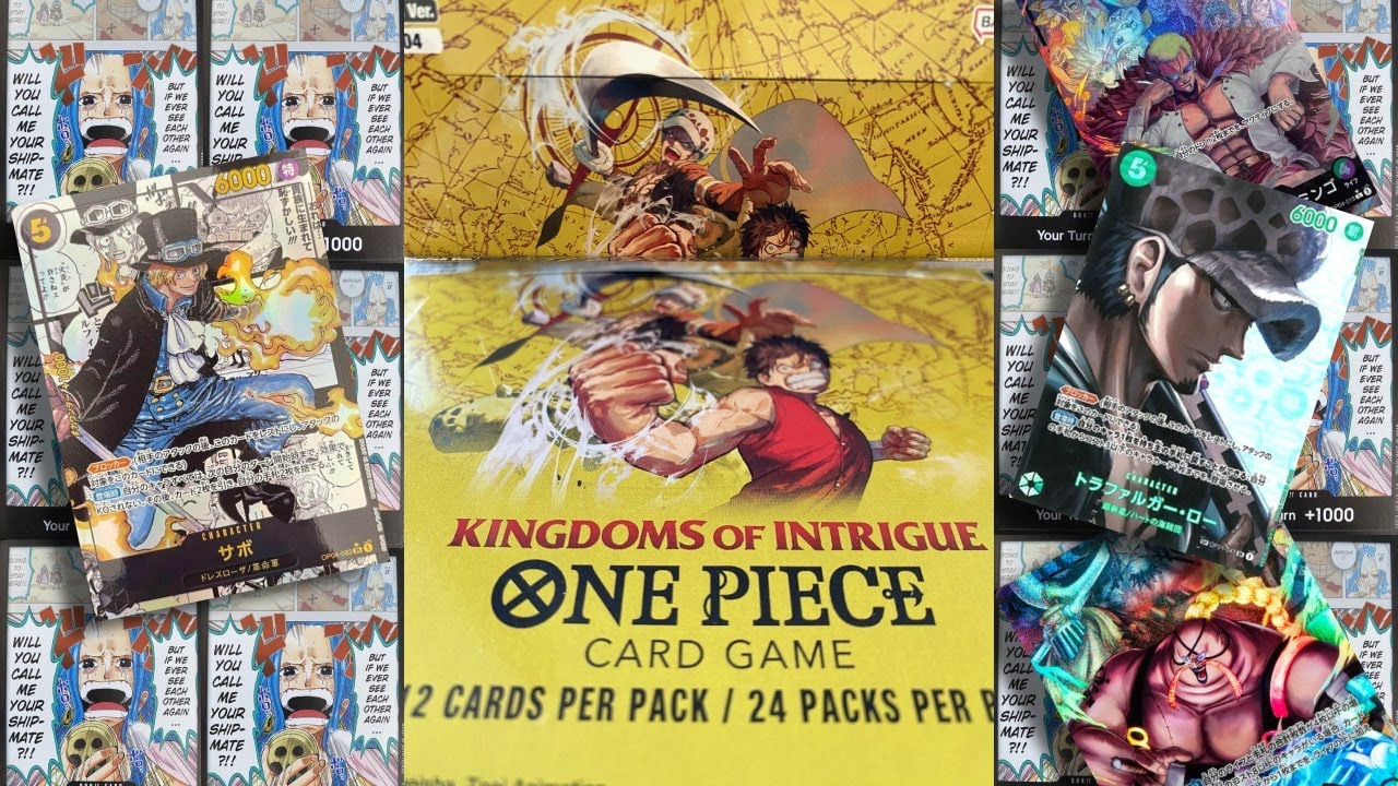 OP04 - Kingdoms of Intrigue Display opening, 2 GREAT HITS!!
