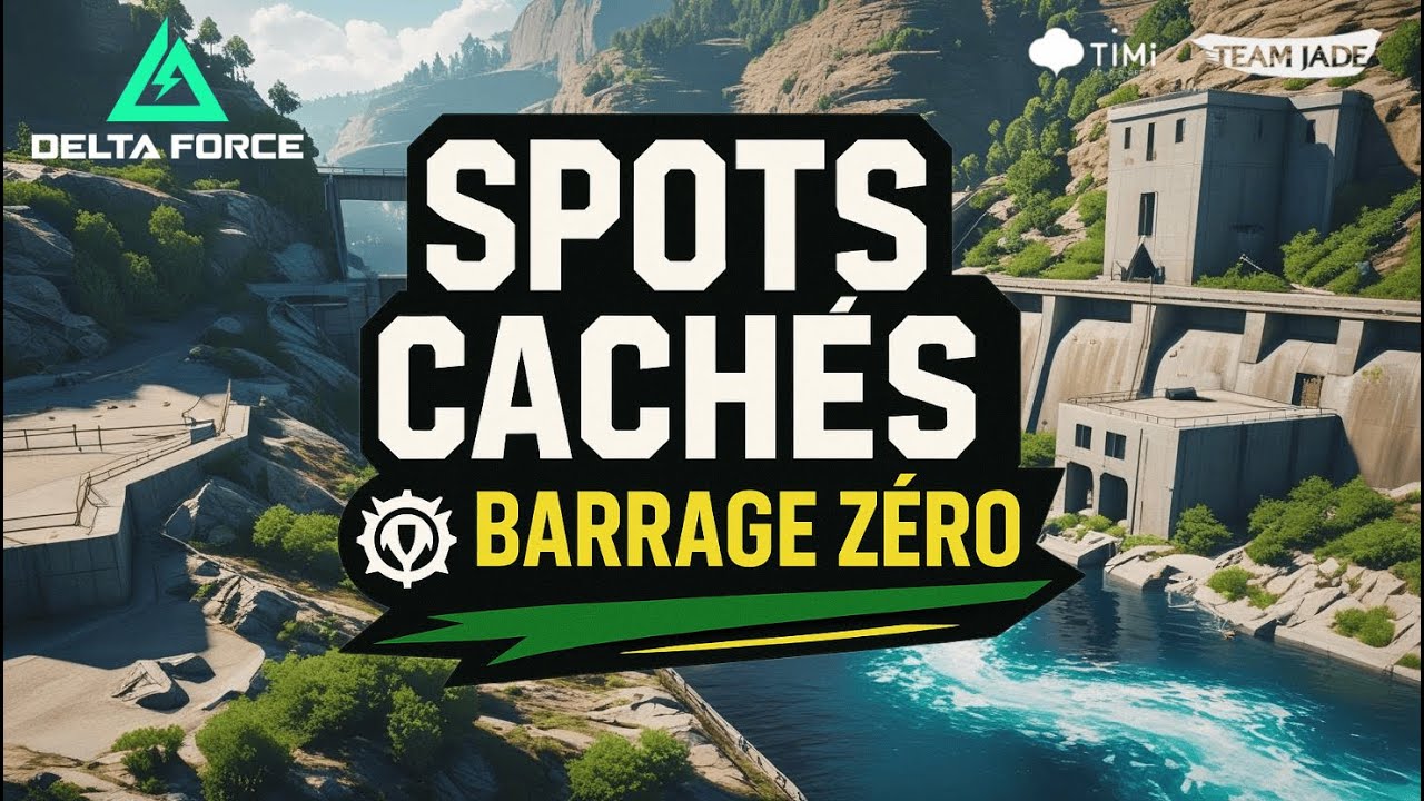 Delta Force Saison 5 - Top 10 Spots Cachés sur Barrage zero