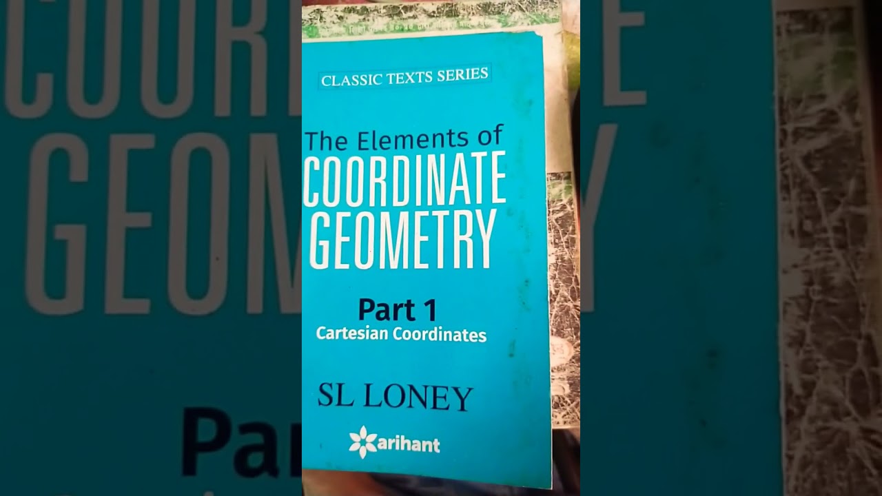 TGT PGT LT GIC math coordinate geometry best book