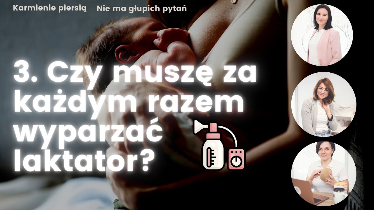 Czy muszę za każdym razem wyparzać laktator?