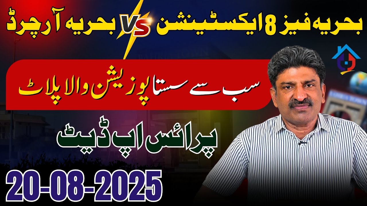 Bahria Town Phase 8 Extension vs. Bahria Orchard Plot Price Comparison 2025 | Full Overview