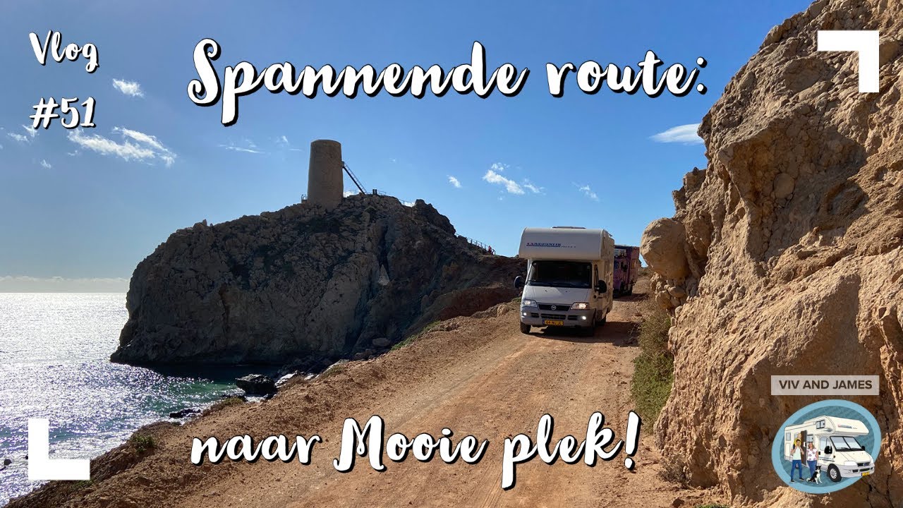 VLOG #51 Vrij kamperen met de camper aan de costa de Almeria in Andalusië, Spanje!