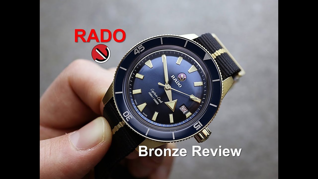 An Impressive Bronze Dive Watch - The RADO Captain Cook (42mm Blue) Diver