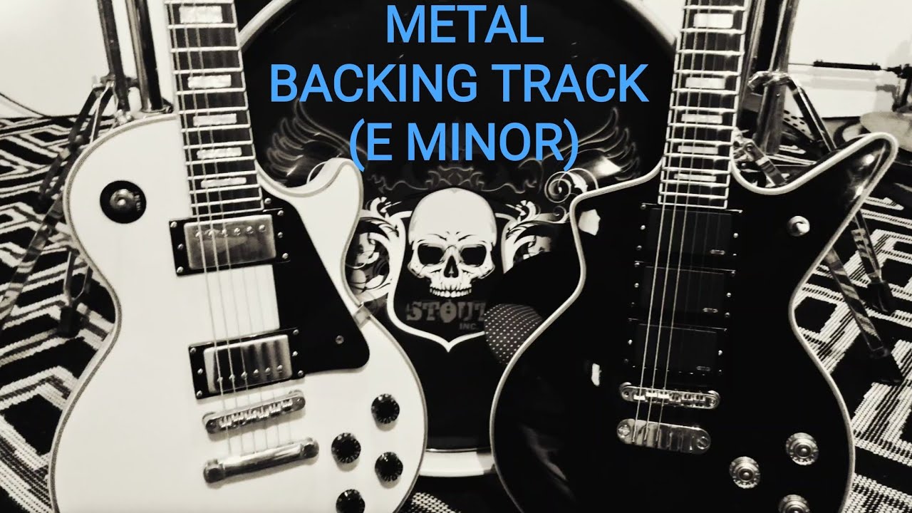 Metal in E minor - (Backing track)