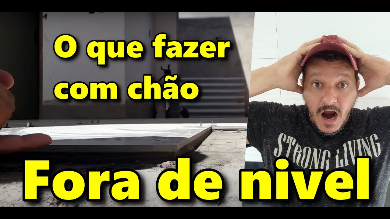 Chão fora de nivel o que fazer.Como assentar piso em contra piso desnivelado?