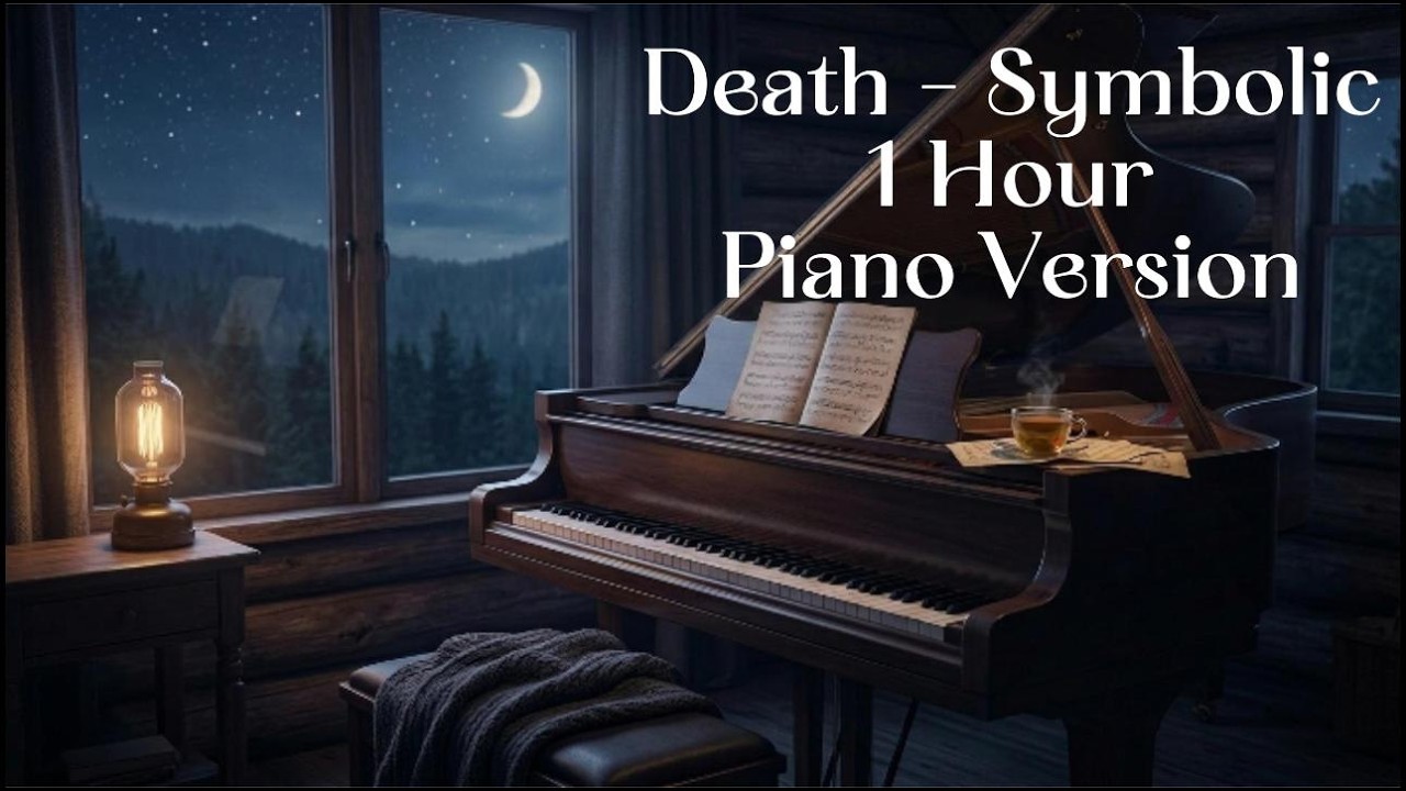 Metal Piano for Sleeping - 1 Hour - Death Symbolic Piano Version