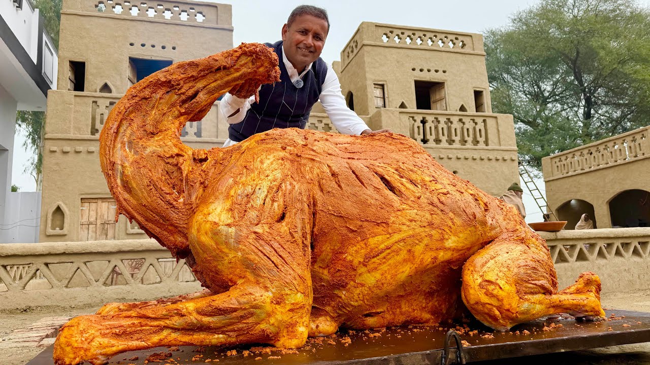 WHOLE CAMEL ROAST | Roasting a Whole Camel in Tandoor | Dubai Village Style | Mubashir Saddique