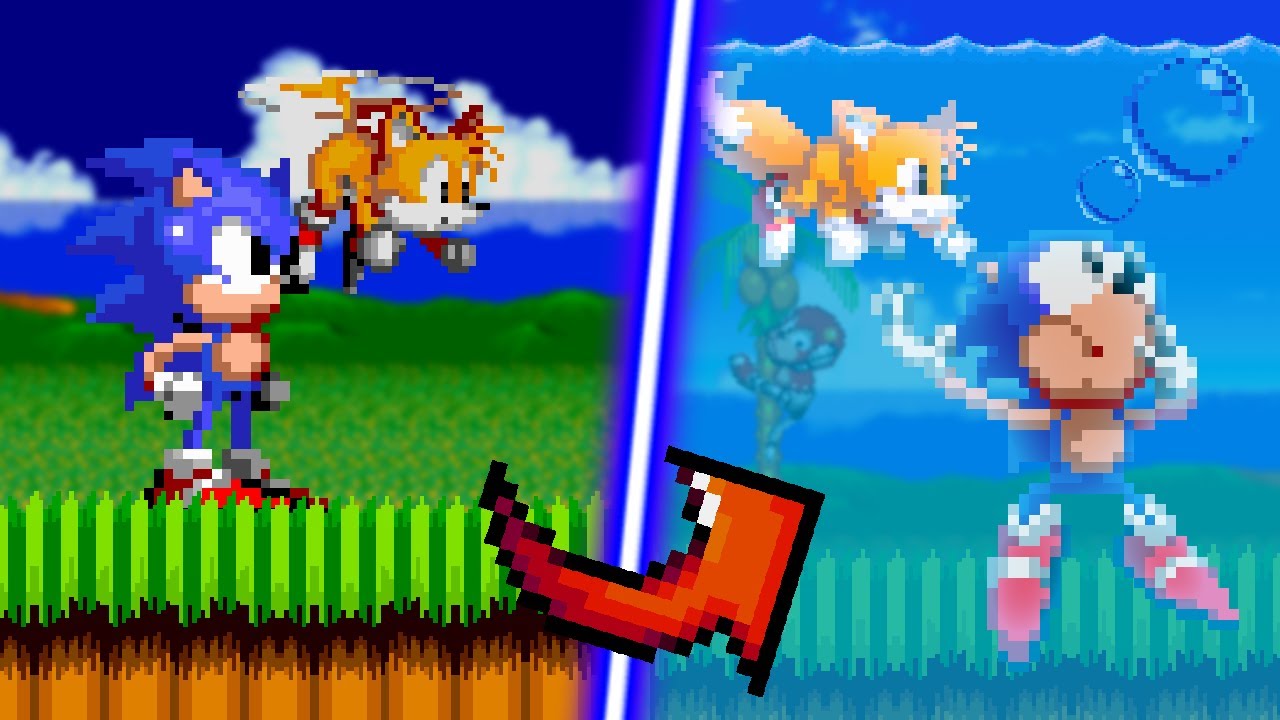 Sonic 2 But Everything Is Underwater