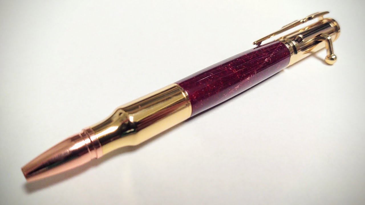 Wazzu Dog Ash Bolt Action Bullet Pen