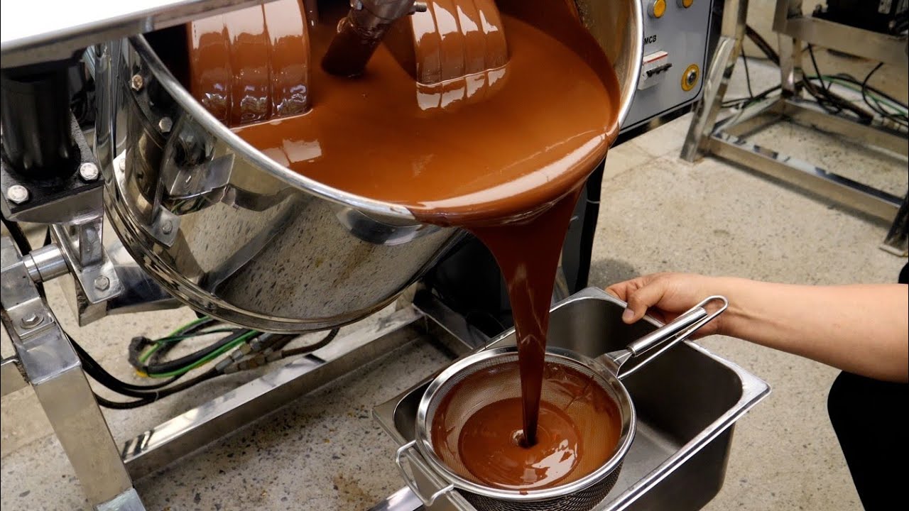 100% какао, без сахара! Невероятный шоколад из цельных какао-бобов | Корейская шоколадная фабрика