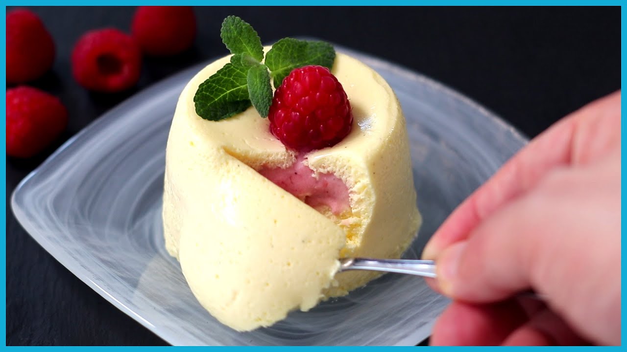 BAVARESE con Cuore al Lampone ricetta classica