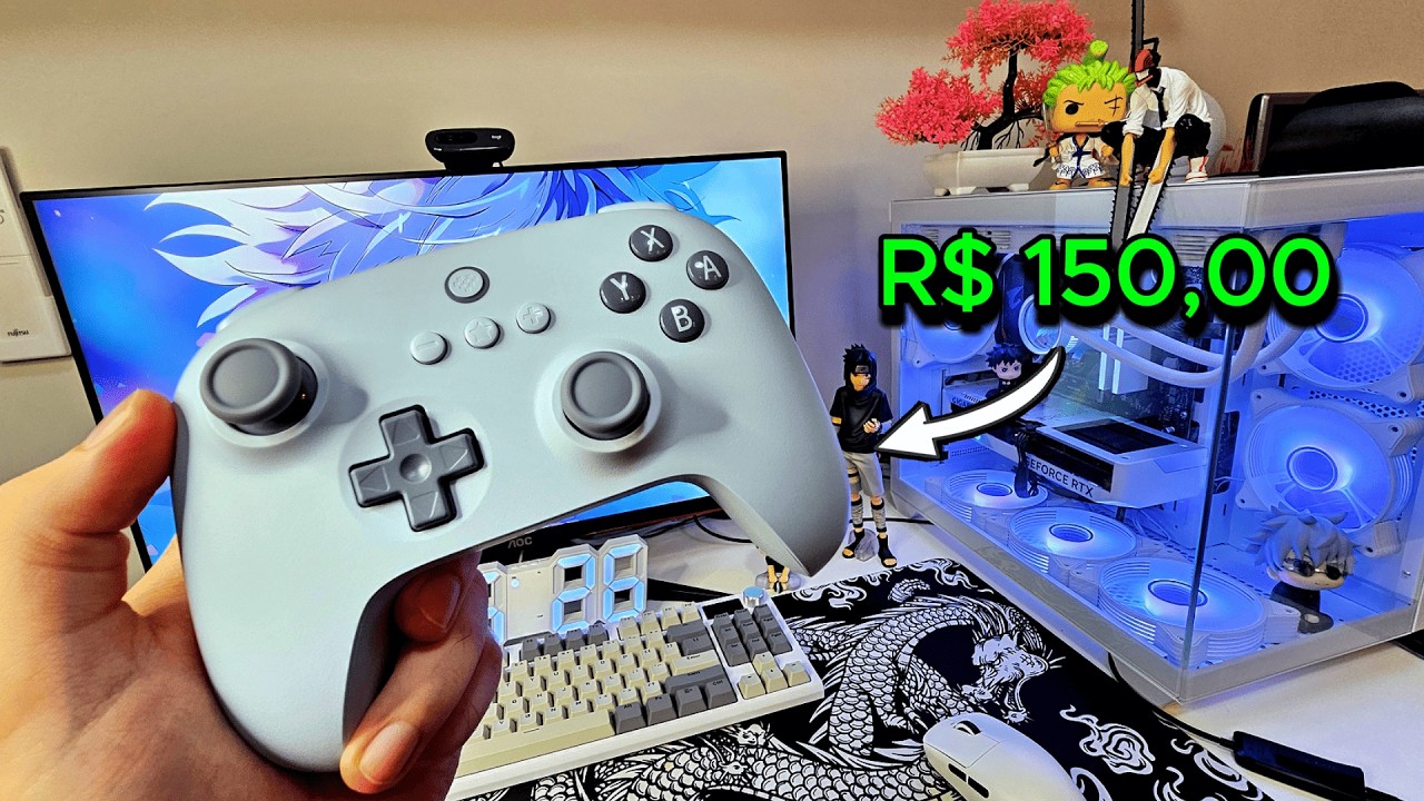 controle BOM e BARATO para Nintendo Switch (8Bitdo Ultimate C)