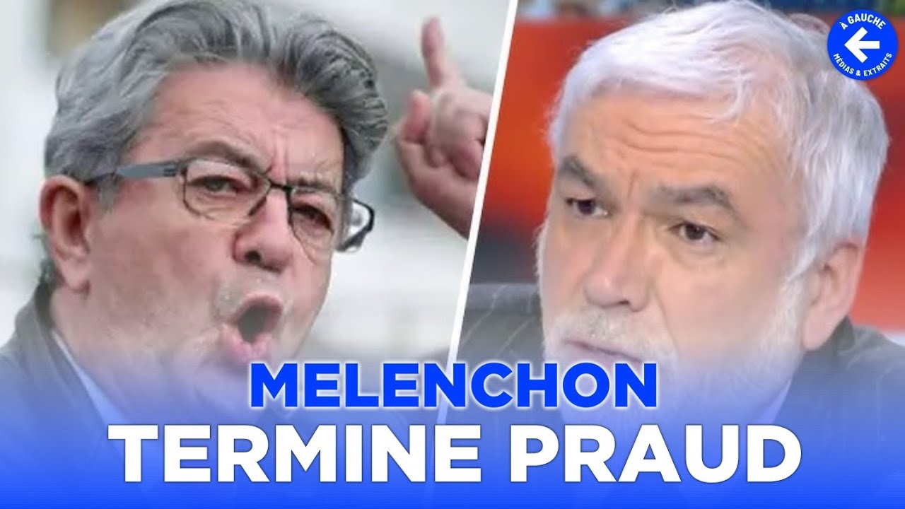 Le plateau de CNEWS t&eacute;tanis&eacute; par M&eacute;lenchon.