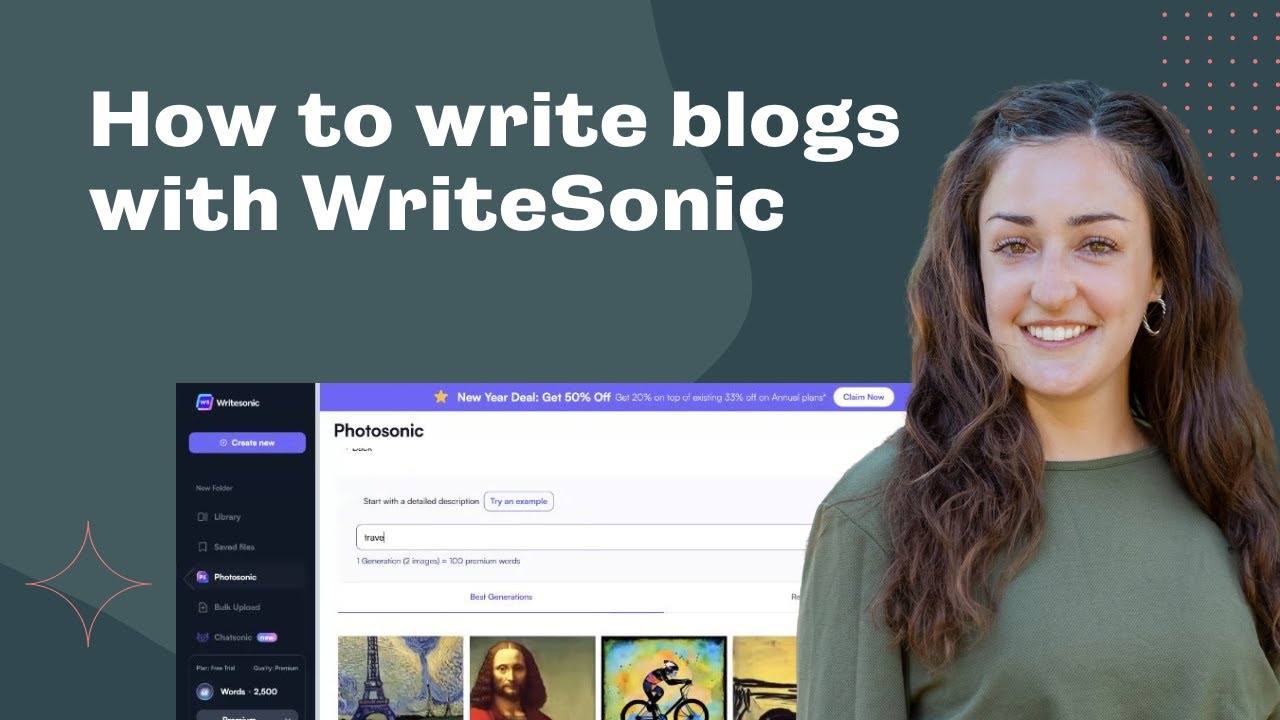 How to Write Blogs with WriteSonic AI - Full Review