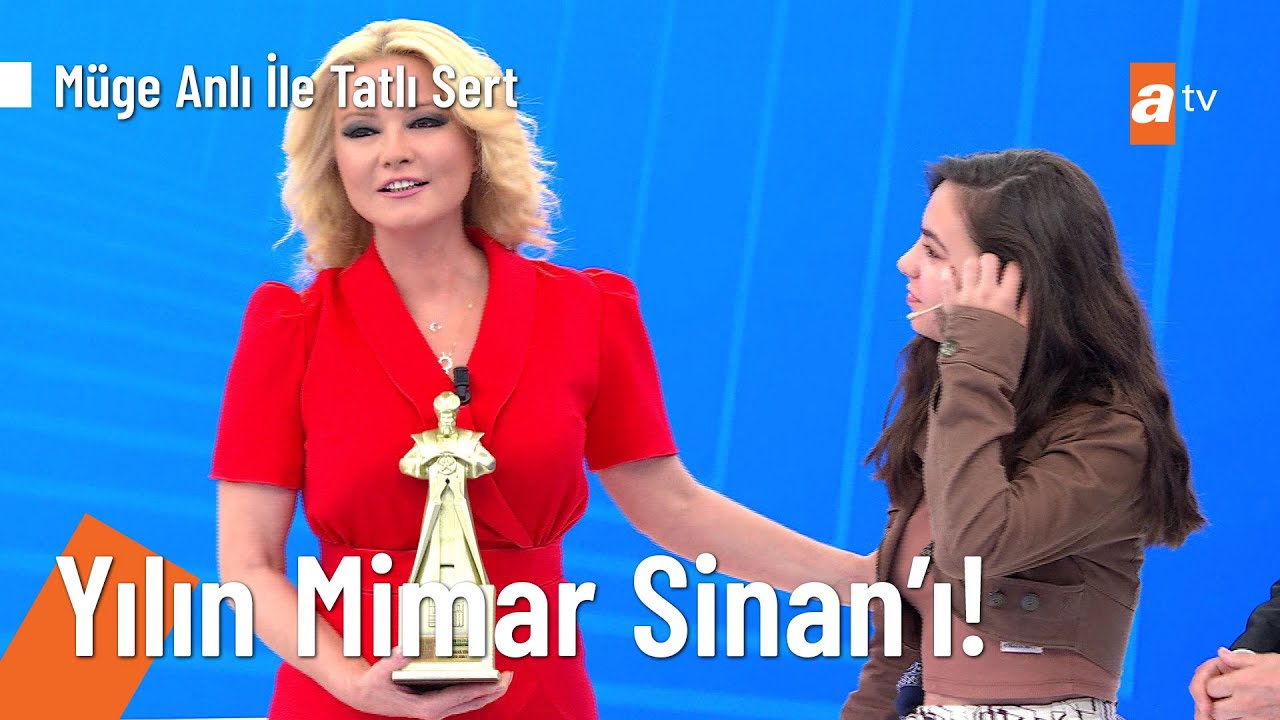 Müge Anlı'ya yılın Mimar Sinan'ı ödülü -  