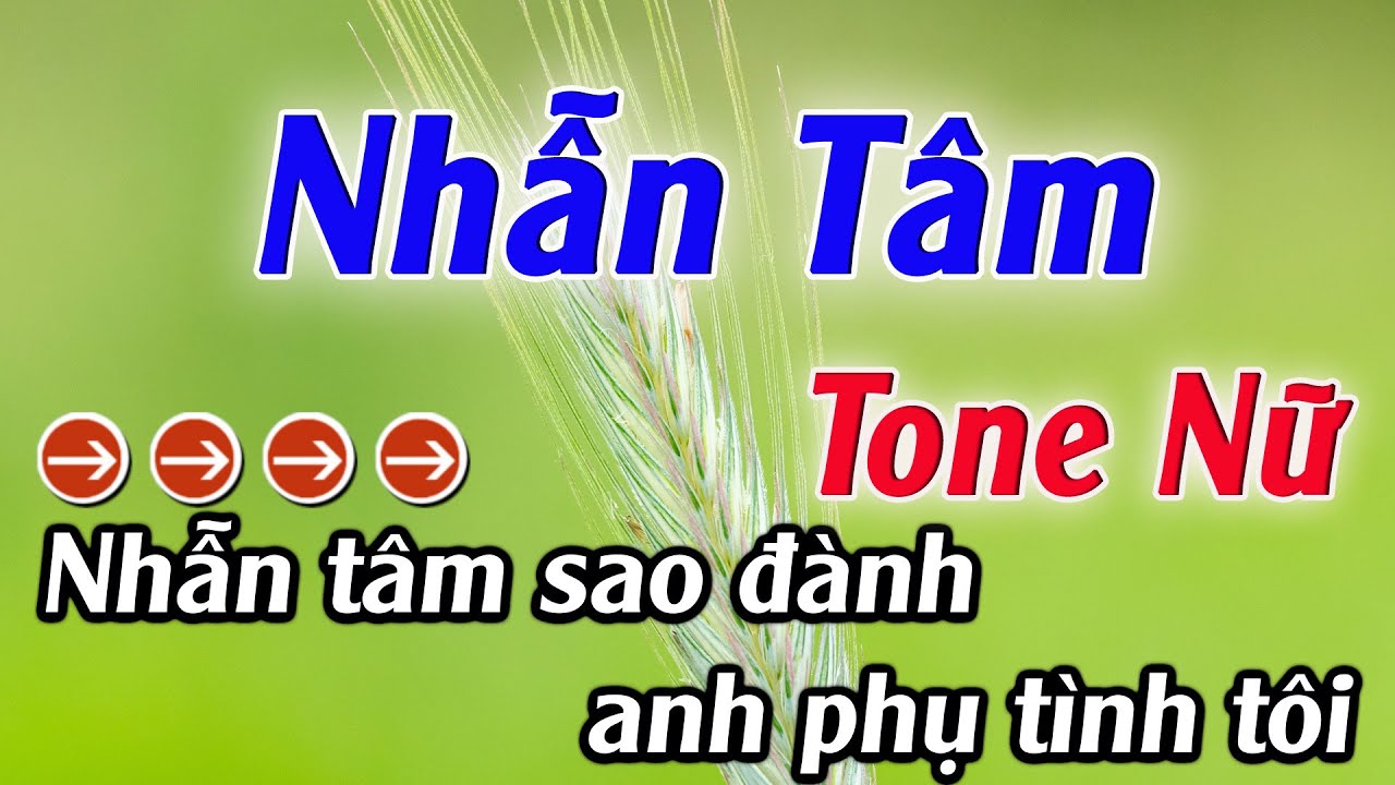 Karaoke Nhẫn Tâm Karaoke Tone Nữ Beat Hay Nhất 2025 Karaoke Mê Nhạc Sống