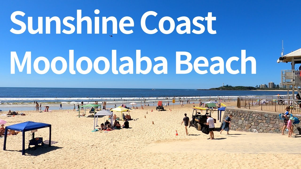 [4K] Recommend Sunshine Coast Mooloolaba Beach  Queensland, Australia