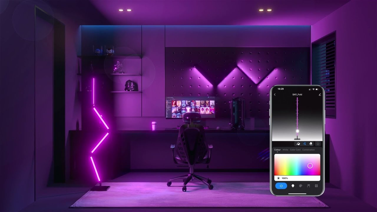 FOLDABLE FLOOR LAMP
