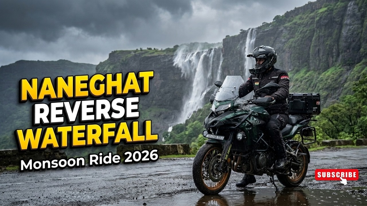 Naneghat Reverse Waterfall | Monsoon Ride 2026 with Benelli TRK 502X