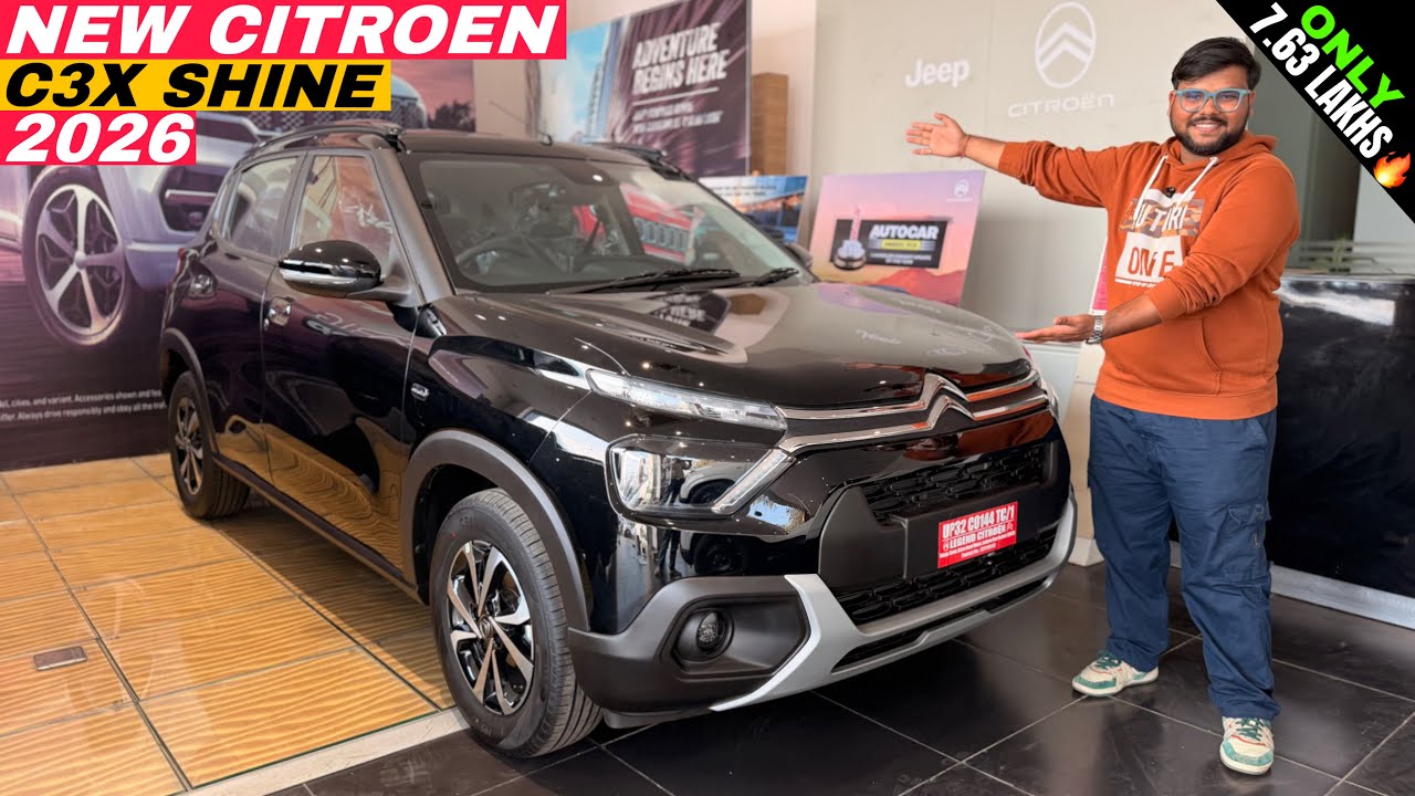 2026 New Citroen C3X Shine Model Detailed Review