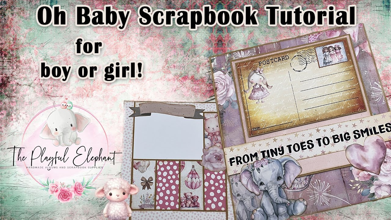 Oh Baby Scrapbook Folio Album Walkthrough
