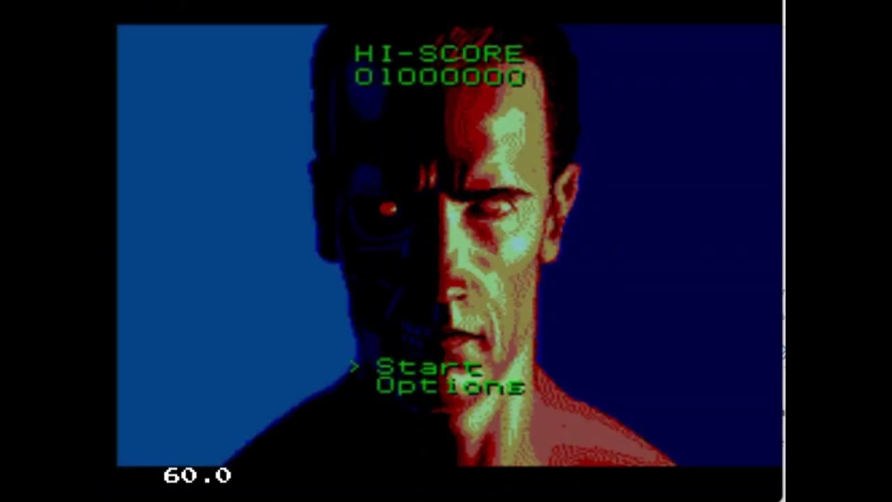 Terminator 2 (1993) The Arcade Game Playthrough SMS