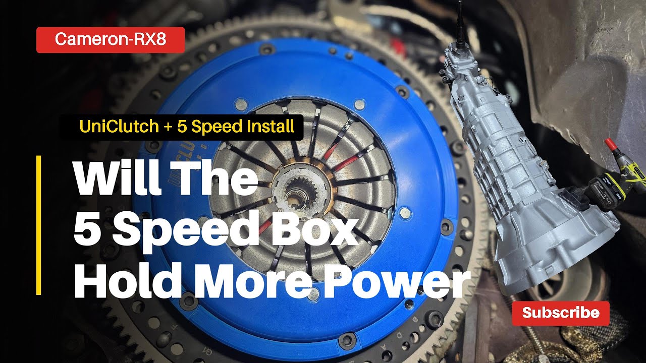 RX8 UniClutch & 5 Speed Box Installed - Back Tuning the Turbo RX8 Again For 12 PSI