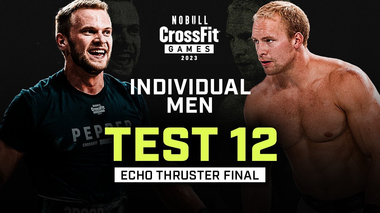 Финал Echo Thruster — мужской индивидуальный тест 12 — Игры NOBULL CrossFit 2023