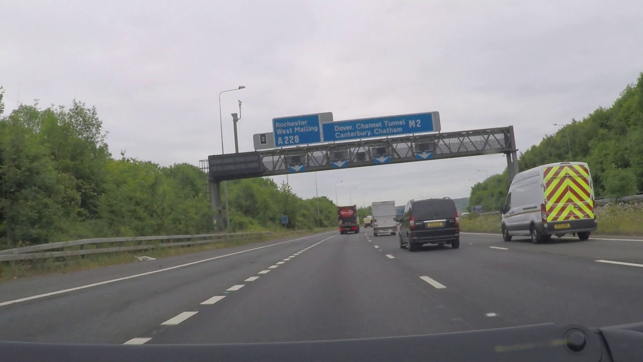 UK Motorways - A2 Gravesend/M2 J1-3 Rochester