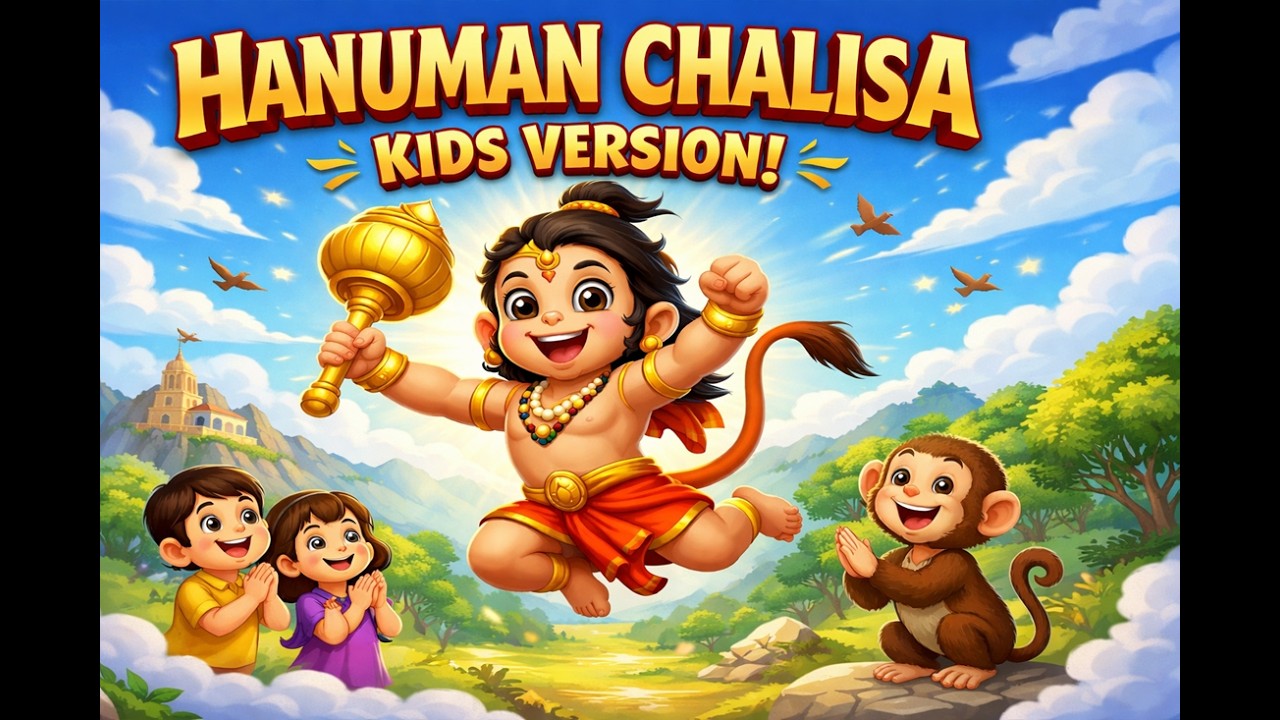 Hanuman Chalisa Kids Version | Latest 2026 🚩| healtmelting 8-Year-Old Sings Beautiful Bhajan
