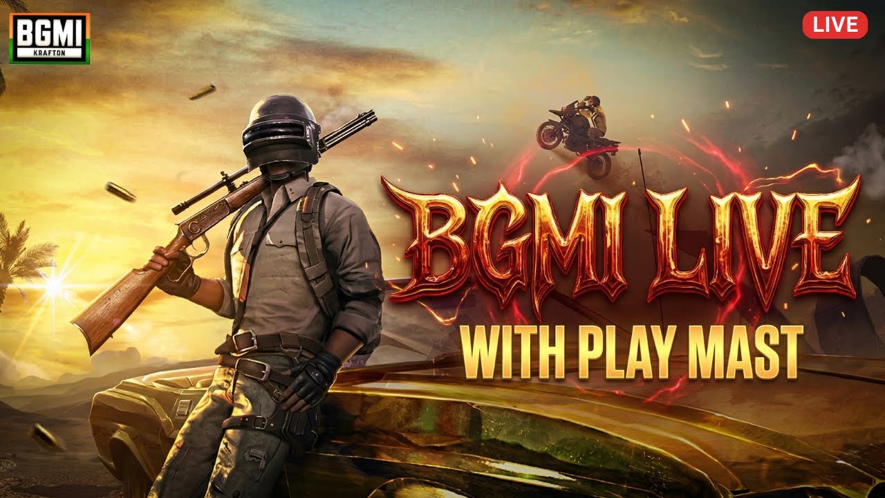 BGMI LIVE 🔴 GOP GOP GAMEPLAY  |  PLAY MAST LIVE