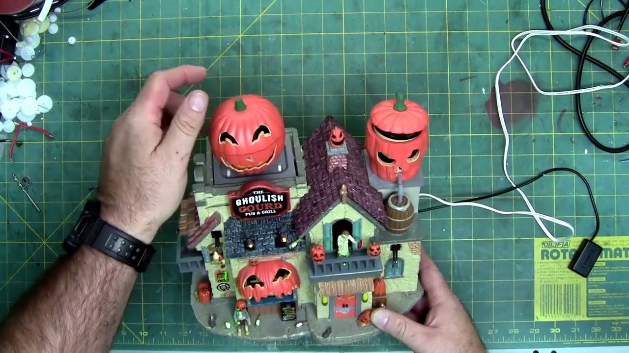 Lemax Ghoulish Gourd Repair